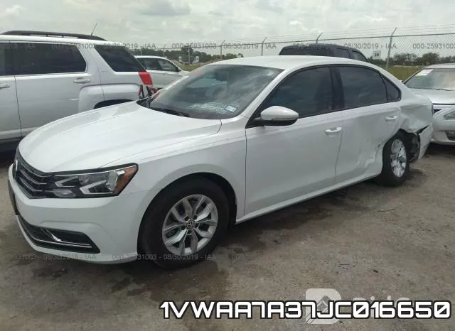 1VWAA7A37JC016650 фото 3