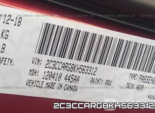 2C3CCARG8KH563312 фото 9