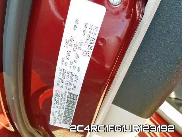 2C4RC1FG1JR123192 фото 2