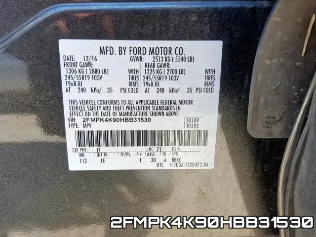 2FMPK4K90HBB31530 фото 2