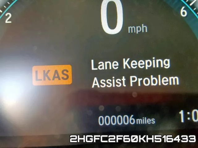 2HGFC2F60KH516433 фото 9