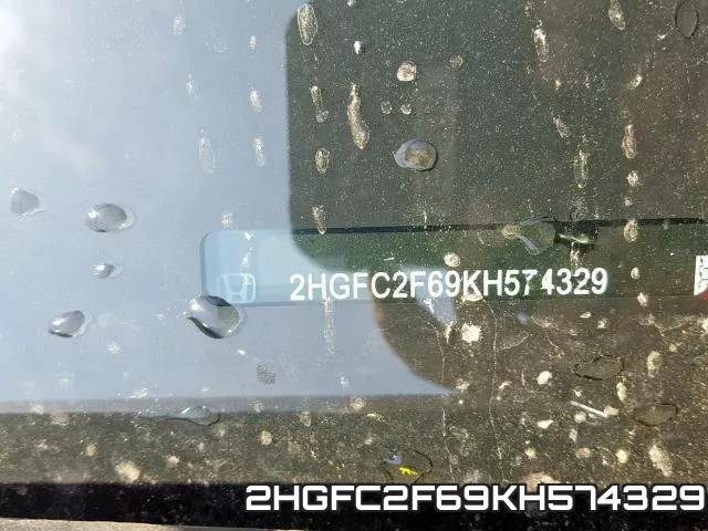 2HGFC2F69KH574329 фото 2