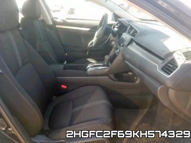 2HGFC2F69KH574329 фото 6