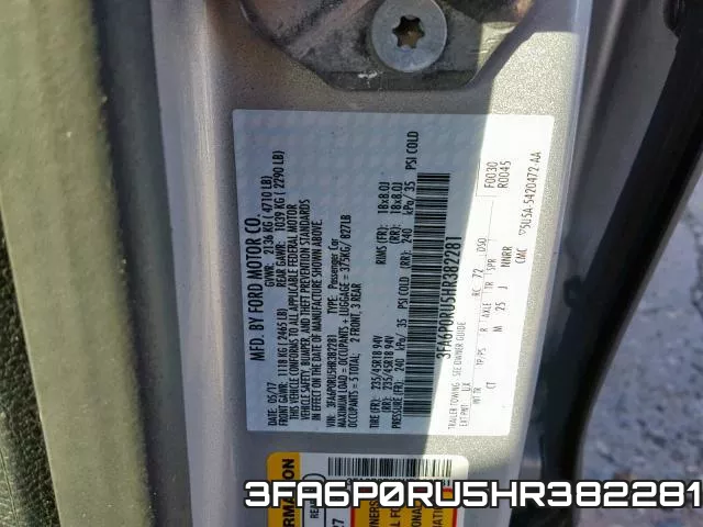 3FA6P0RU5HR382281 фото 2