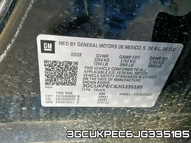 3GCUKPEC6JG335185 фото 2