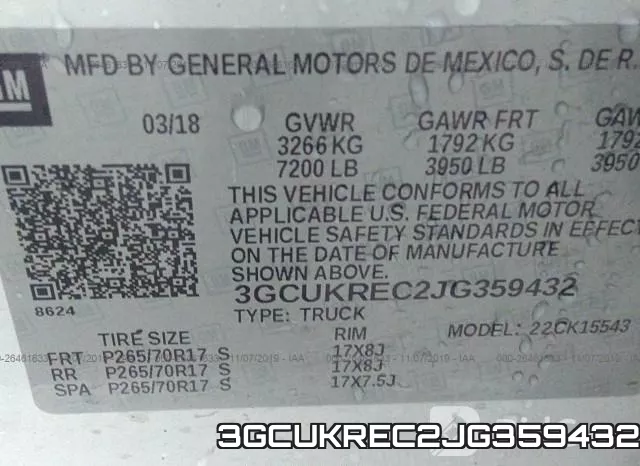 3GCUKREC2JG359432 фото 10