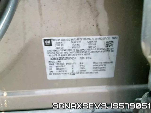 3GNAXSEV3JS579051 фото 2