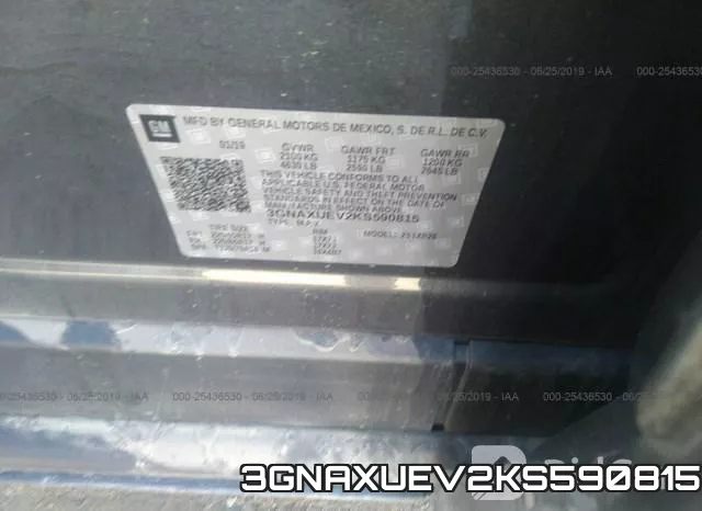 3GNAXUEV2KS590815 фото 10