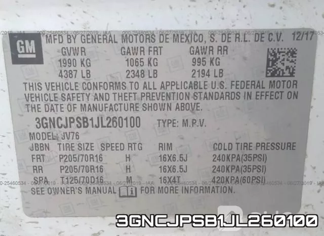 3GNCJPSB1JL260100 фото 10