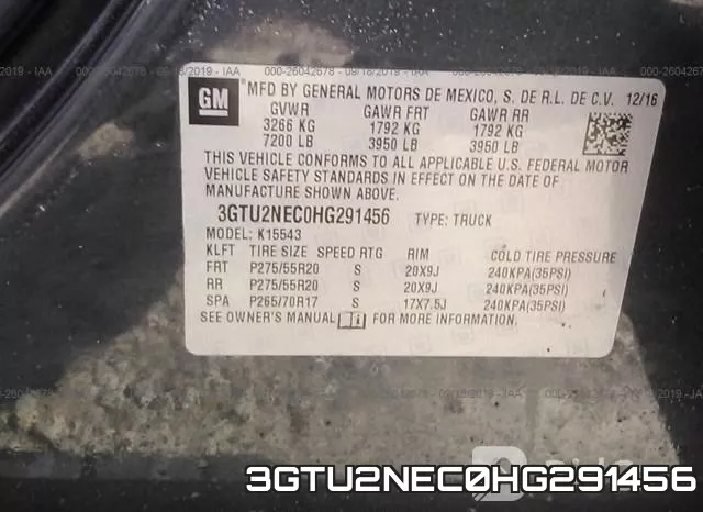 3GTU2NEC0HG291456 фото 10
