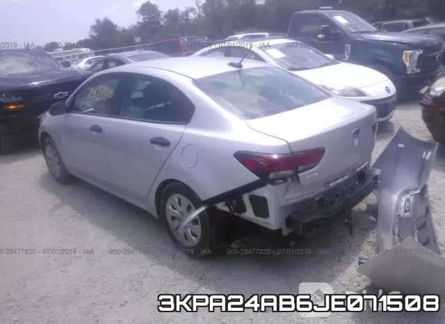 3KPA24AB6JE071508 фото 4