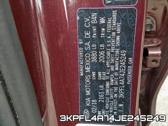 3KPFL4A74JE245249 фото 2