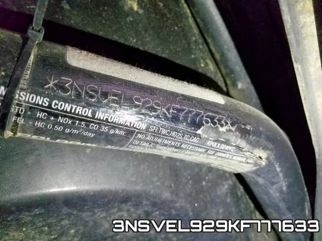 3NSVEL929KF777633 фото 2