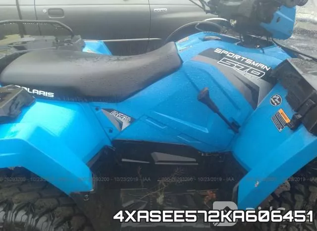 4XASEE572KA606451 фото 8