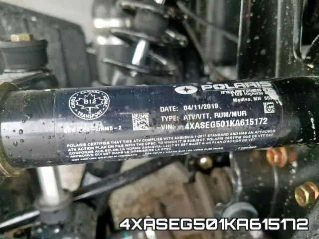 4XASEG501KA615172 фото 2
