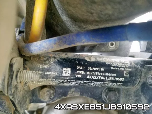 4XASXE851JB310592 фото 2