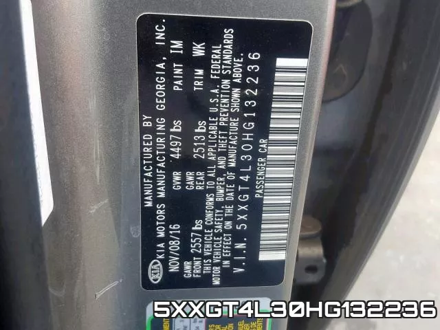 5XXGT4L30HG132236 фото 2