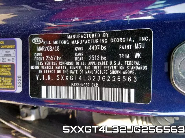 5XXGT4L32JG256563 фото 2