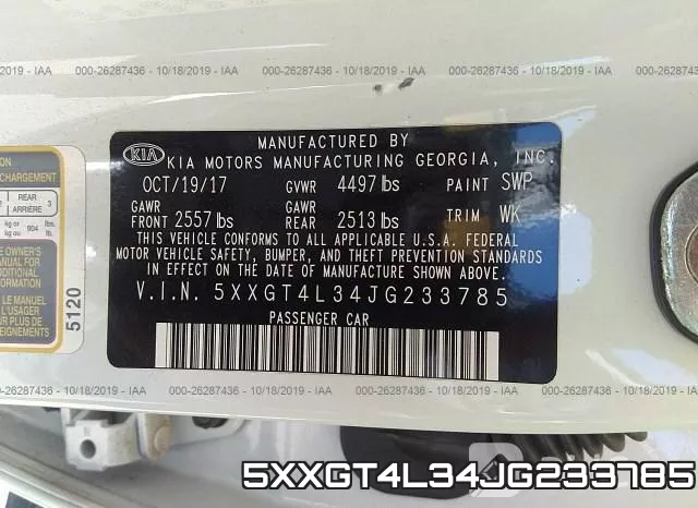 5XXGT4L34JG233785 фото 10