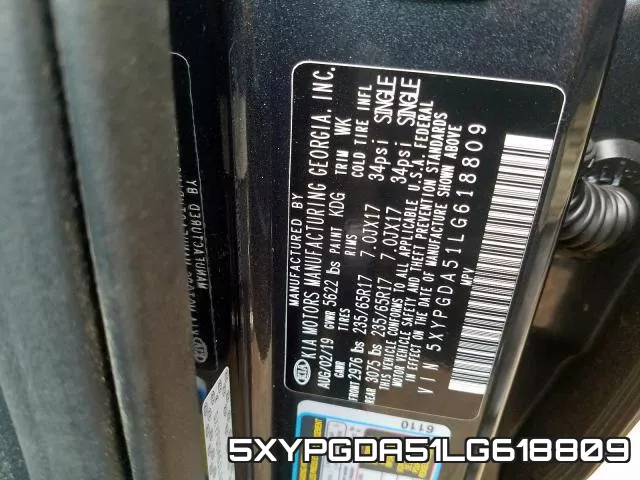 5XYPGDA51LG618809 фото 2