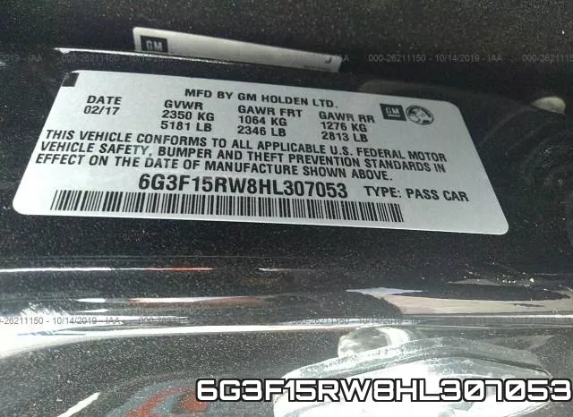 6G3F15RW8HL307053 фото 10