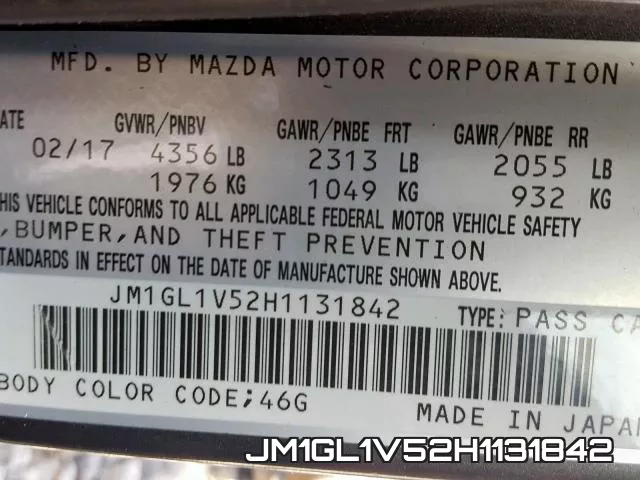JM1GL1V52H1131842 фото 2