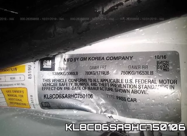 KL8CD6SA9HC750106 фото 10