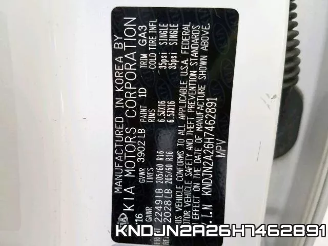 KNDJN2A26H7462891 фото 2