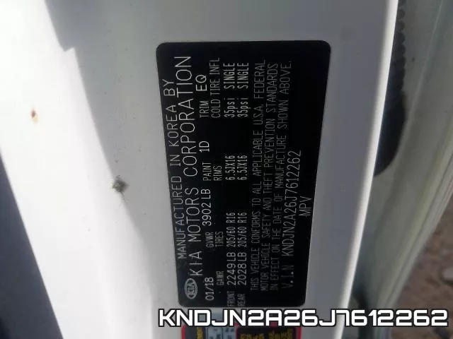 KNDJN2A26J7612262 фото 2