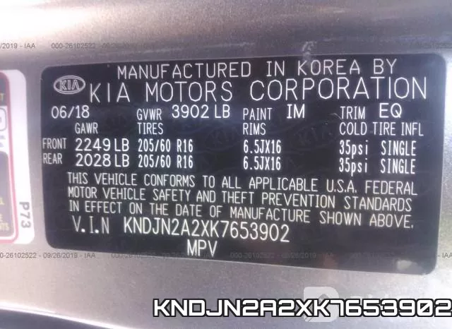 KNDJN2A2XK7653902 фото 10