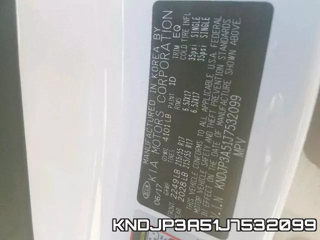 KNDJP3A51J7532099 фото 2