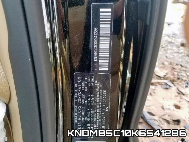 KNDMB5C10K6541286 фото 2