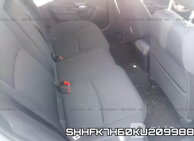 SHHFK7H60KU209988 фото 9