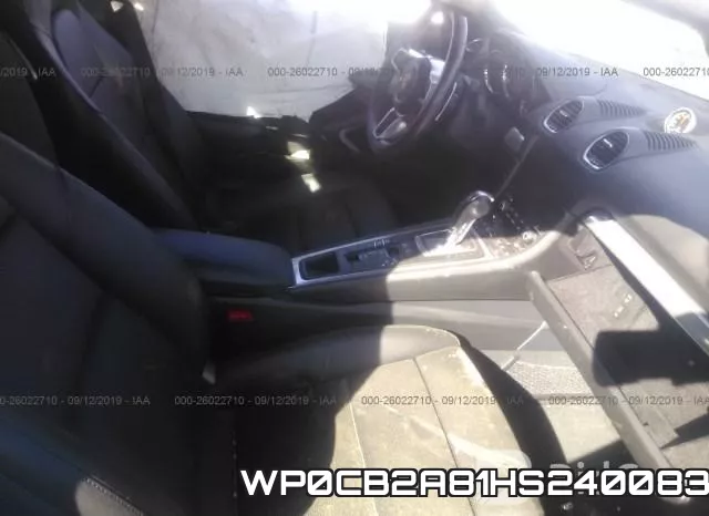 WP0CB2A81HS240083 фото 6