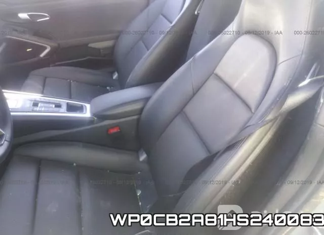 WP0CB2A81HS240083 фото 9