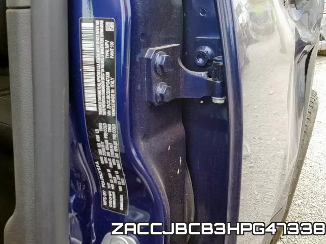 ZACCJBCB3HPG47338 фото 2