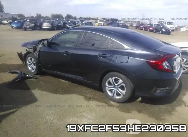 19XFC2F53HE230358 фото 4