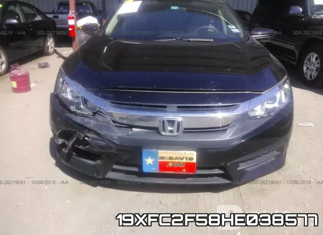 19XFC2F58HE038577 фото 7