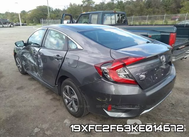 19XFC2F63KE014672 фото 3