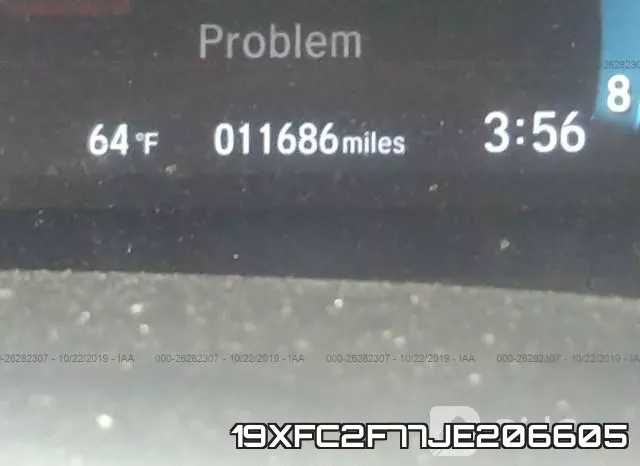 19XFC2F77JE206605 фото 8