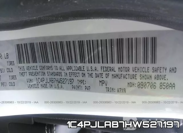 1C4PJLAB7HW527197 фото 10