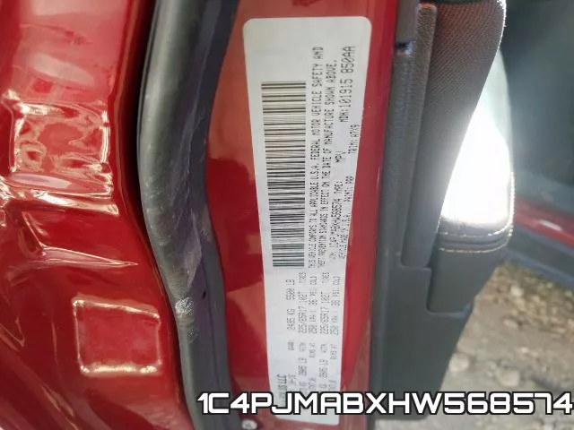 1C4PJMABXHW568574 фото 2
