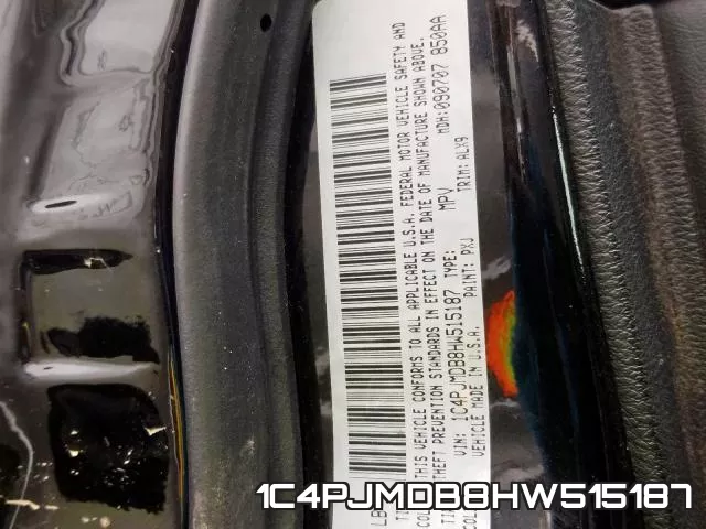 1C4PJMDB8HW515187 фото 2