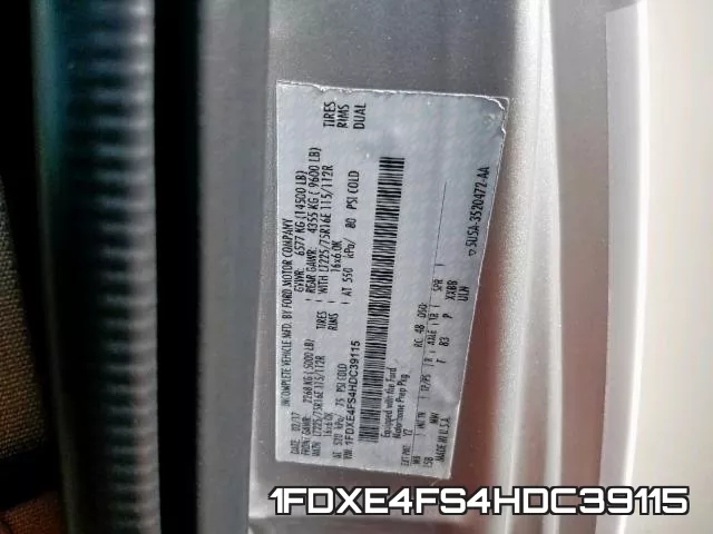 1FDXE4FS4HDC39115 фото 2