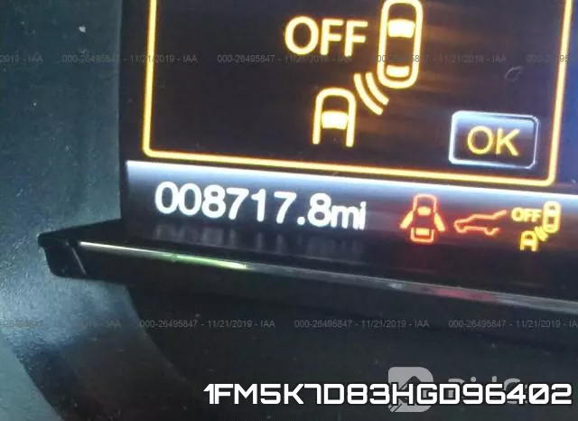 1FM5K7D83HGD96402 фото 8