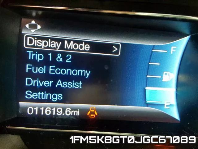 1FM5K8GT0JGC67089 фото 9