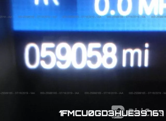 1FMCU0GD3HUE39767 фото 8