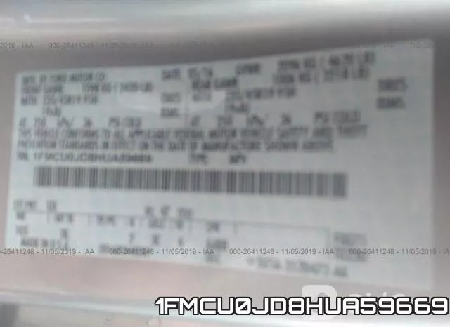 1FMCU0JD8HUA59669 фото 9