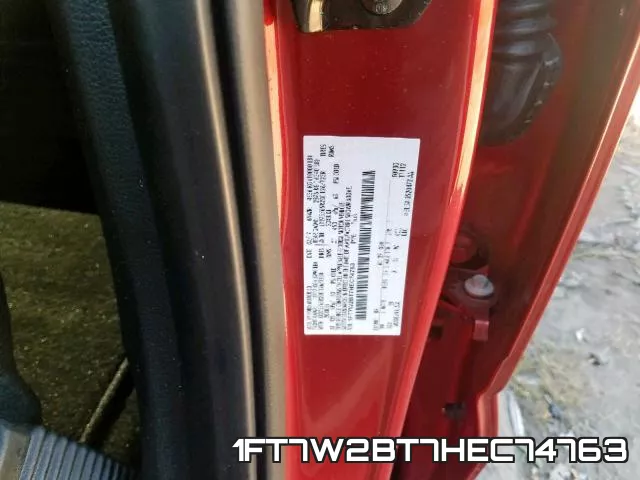 1FT7W2BT7HEC74763 фото 2