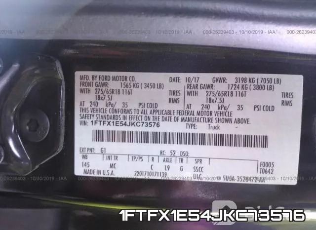 1FTFX1E54JKC73576 фото 10
